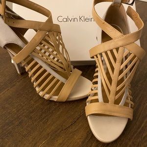 Calvin Klein strappy heels
